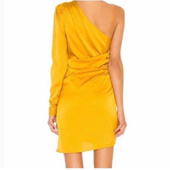Lovers + Friends Ana Yellow One Shoukder Mini Dress - Picture 3 of 13